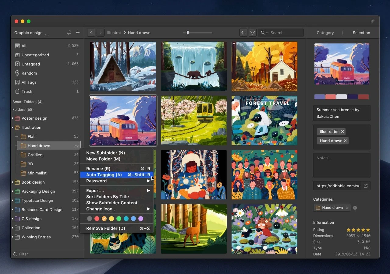Image from Eagle — Using Eagle's Auto Tagging to enhance your work efficiency!